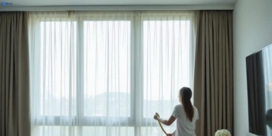 Delicate sheer drape cleaning shanes-park-nsw Matty Curtain Cleaning