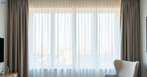 Freshly steam cleaned curtains in shanes-park-nsw QLD